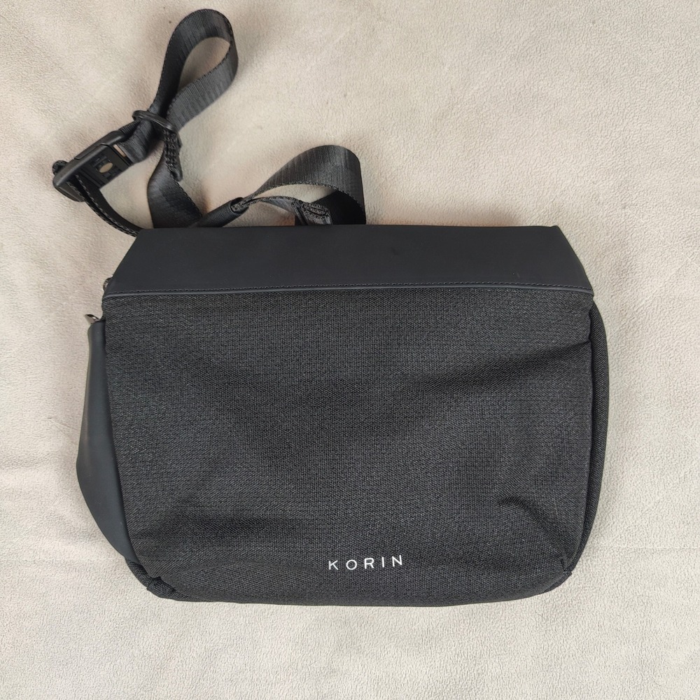 KORIN HubSling X Black‎ Crossbody Bag Travel Everyday Shoulder Messenger Handbag